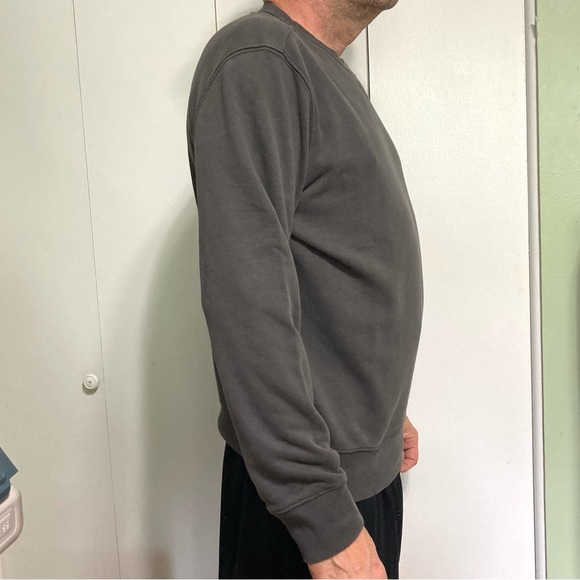 GAP  Dark Gray Long Sleeve Sweat Shirt Mens Large - Picture 3 of 16
